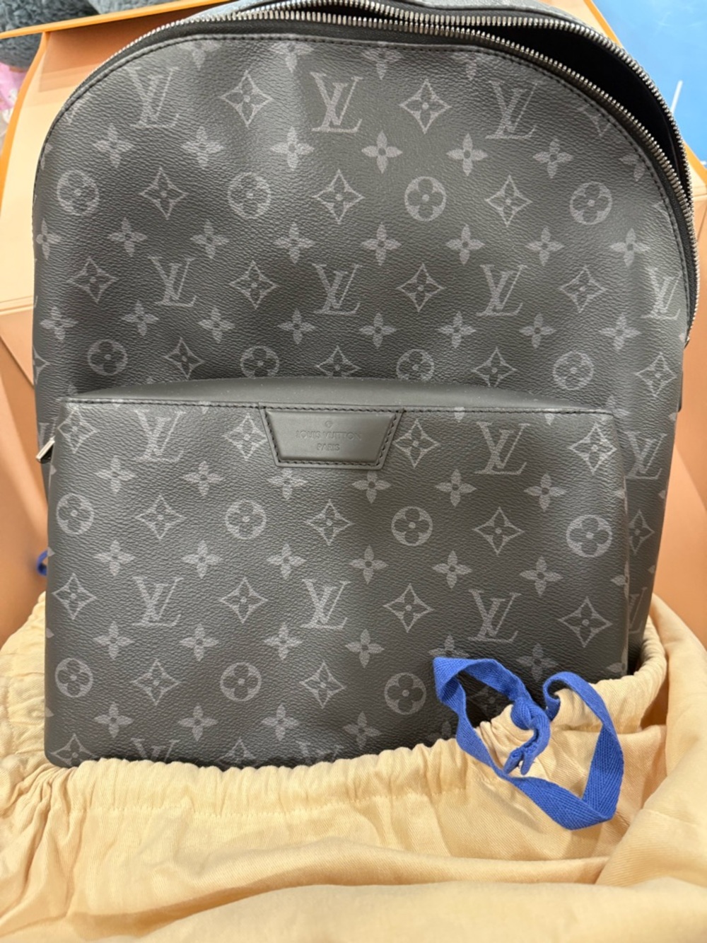Louis Vuitton Men’s Discovery Monogram Eclipse Backpack -NWT
